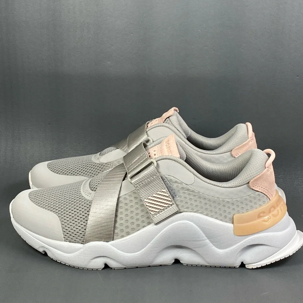 SOREL Womens Kinetic Grey sneaker shoes size 10 - Picture 2 of 8